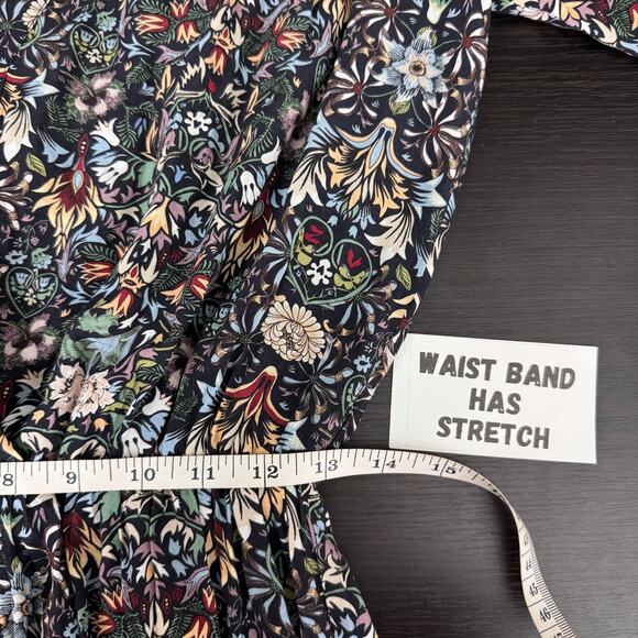 Zadig Voltaire Dress Women Small Floral Garden Reveal Kaleido Mini Smocked Boho - Picture 11 of 13